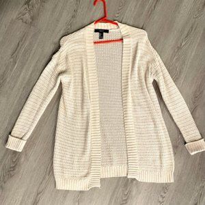 Thick Woven Cream Sweater